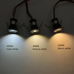 IP65 1W Mini LED Downlight Dimmable Outdoor Spotlight Stair Cabinet Light 12V Black White Silver Shell Spot Lamp Boat Lighting