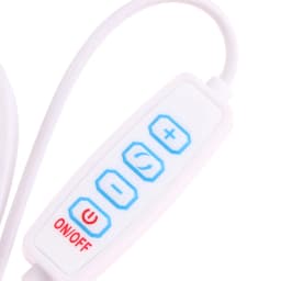 1.5M USB 5V LED Tri-color Dimming Color Switch Cable Dimmer 4-Key Controller 2CH For Low Voltage LED CCT Bicolor Light 2Colors