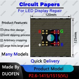 P2.6 series Circuit Paper,Double-sided solder pads, fully covered with large holes ,Used for repairing damaged PCB pads