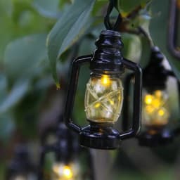 5M/6.5M/7.5M Solar Camping Lantern String Lights Mini Lamp 8 Modes For Indoor And Outdoor Garden Holiday Decoration