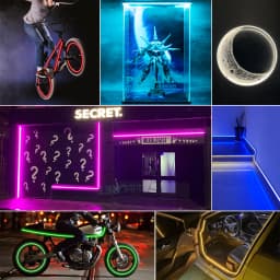 5mm Ultra Thin DC 12V Colorful COB LED Strip Lights for Home Room Closet DIY Car Decor 1M 2M 3M 4M 5M High Density Neon LED Tape