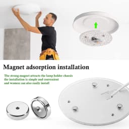 Round LED Ceiling Light 110V 220V Lamp Engine Retrofit Kit for Ceiling Fan Lights LED Board Flush Light Panel Repair Lighting