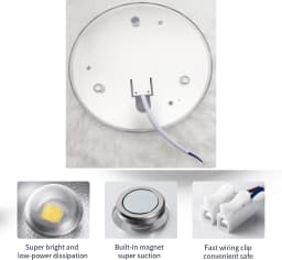 Round LED Ceiling Light 110V 220V Lamp Engine Retrofit Kit for Ceiling Fan Lights LED Board Flush Light Panel Repair Lighting