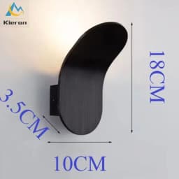 Nordic Modern Skateboard LED Wall Lamp Bedroom Dining Room Hotel Bedside Wall Lights Living Room Decoration Band-Aid Wall Lamps