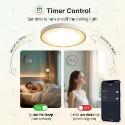 Tuya Zigbee Ceiling Light RGBCW Led Ceiling Lamp Living Room Home Decoration Smart Lamp For Smart Life APP Alexa Google Home Z2M
