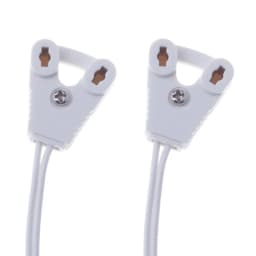 4pcs/Lot T8 Lamp Holder T8 Lights Base Wire Light Box Line Lamps Socket Cable Holder For T8 Fluorescent Tube