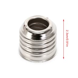 New 5pcs Silver E27 To E14 Lamp Holder Converter Socket Light Bulb Lamp Holder Adapter Plug Extender Led Light 250V