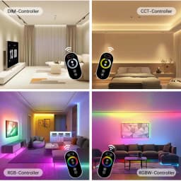 LED Strip Light Controller Touch Remote Control 30A 6 Key Dimmer CCT RGB SMD COB Strip Home Commercial SMD 3528 5050 12V 24V 2.4