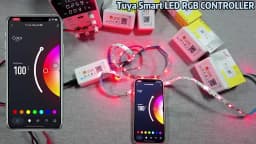 Tuya Smart Life Home DC5V12V24V 6A/CH Max15A DIM CCT RGB Led Light Strip WIFI DIMMER Controller 2.4G Remote/APP/Alexa Control
