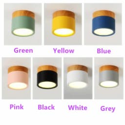 Nordic LED Surface Mounted Downlight 9W 12W 15W 18W 20W 24W Dimmable Ceiling Lamp 110V-240V Living Room Foyer Bedroom Spot Light