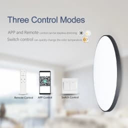 Smart Led Ceiling Lamp 36W 50W Dimmable Modern Led Ceiling Lights With APP Remote Control For Bedroom Living Room