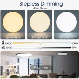 Smart Led Ceiling Lamp 36W 50W Dimmable Modern Led Ceiling Lights With APP Remote Control For Bedroom Living Room