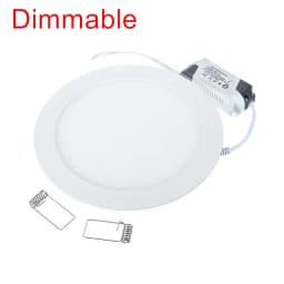 Dimmable LED Panel Light Ultra Thin Ceiling Recessed Downlight 3w 4w 6w 9w 12w 15w 25w Round LED Spot Light AC85-265V