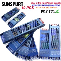 AC to DC 12V 24V 36V 48V LED Power Supply Mute Lighting Transformers100W 150W 200W 300W 400W 500w LED Light Driver Power Adapter