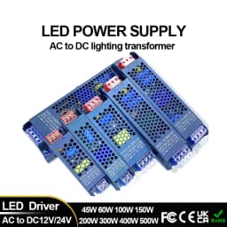 AC to DC 12V 24V 36V 48V LED Power Supply Mute Lighting Transformers100W 150W 200W 300W 400W 500w LED Light Driver Power Adapter