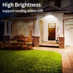 Intelamp 4400mAh 2 Pack Outdoor Solar Light Solar Lamp Waterproof Street Light Security Flood Lights For Garden Yard Patio Porch