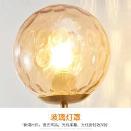 Modern Glass Ball Led Wall Lamp Gold Nordic Minimalist Sconces Lighting Living Bedroom Bedside Mirror Lights Decor Fixtures