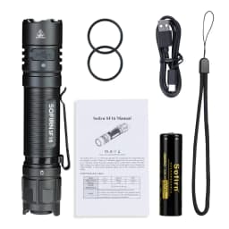 SOFIRN SF16 EDC 365nm UV Flashlight SST08 USB-C Rechargeable Protable 18650 Torch with Tail Switch Lamp for Detection