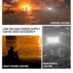 DC12V Led Flood Light 50W 100W Outdoor Floodlight Spotlight IP66 Waterproof Emergency Light Reflector Portable 12 Volt Led Light