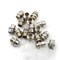 10/20pcs/pack Size 8mm Copper 5mm Light Emitting Diode LED Holder Mount Panel Display Thread Mount Holder