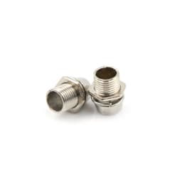 10/20pcs/pack Size 8mm Copper 5mm Light Emitting Diode LED Holder Mount Panel Display Thread Mount Holder