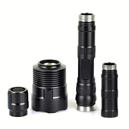 60W 3x365nm UV LED Powerful Black Light 395nm Flashlight High Power Ultra Violet Invisible Marker Curing Cat Dog Checker Light