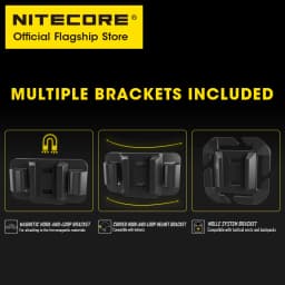 NITECORE NU06 LE Signal Light Multi-light Source LED Tactical Warning Head lamp USB-C Rechargeable for Helmet Backpack Bike Car