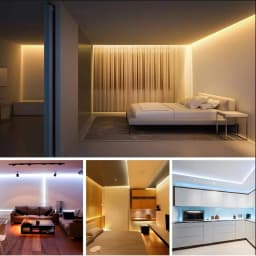 LED 220v COB Strip Lights LED Strip Lights 220v Super Bright Flexible Tape Ribbion for Room Home Decor