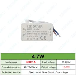 LED Driver 8-12W 20W 30W 36W 300mA 600mA 900MA LED Constant Current Drive Power Supply External GU10E27 Isolation Wide Voltage