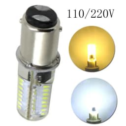110/120V 2.6W LED Corn Bulbs White/Warm White Energy Saving BA15D Crystal Lamp for Sewing Machine High Brightness Led Light