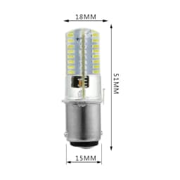 110/120V 2.6W LED Corn Bulbs White/Warm White Energy Saving BA15D Crystal Lamp for Sewing Machine High Brightness Led Light