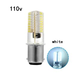 110/120V 2.6W LED Corn Bulbs White/Warm White Energy Saving BA15D Crystal Lamp for Sewing Machine High Brightness Led Light