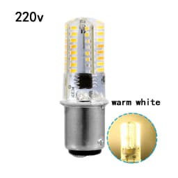 110/120V 2.6W LED Corn Bulbs White/Warm White Energy Saving BA15D Crystal Lamp for Sewing Machine High Brightness Led Light