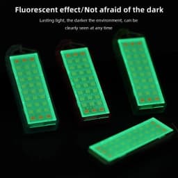 30LED Mini Keychain Flashlight Portable USB Rechargeable Backpack Pocket Safety Warning Red Light Camping Hiking Emergency Light