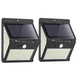 Hot Sale 144 LED Solar Light Wireless PIR Motion Sensor Waterproof Wall Lamp Solar Powered Sunlight Street Lamp Garden Decor