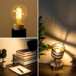 Grensk 25Pcs/Lot Led Filament Edison Bulb E27 G45 Mini Globe 4W Dimmable Vintage Led Lamp 2700K Warm White For String Light Bulb