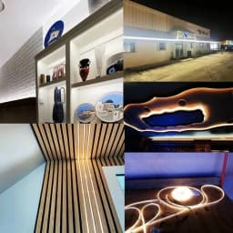 COB LED Strip Light 288leds/M 220V EU Plug RA90 Warm White 3000K 4500K 6500K Flexible LED Tape For Bedroom Kitchen Waterpr IP65