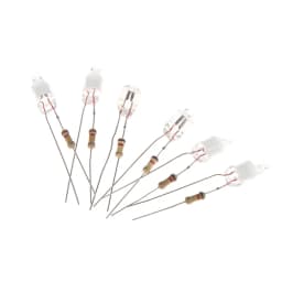 10Pcs Neon Indicator Light Green Red Blue Signs 6mm Neon Lamp Glow 2 Copper Wire 6X13mm Neon Indicator Bulbs