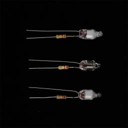 10Pcs Neon Indicator Light Green Red Blue Signs 6mm Neon Lamp Glow 2 Copper Wire 6X13mm Neon Indicator Bulbs