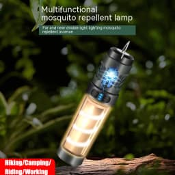 Mosquito Killer Lamp Portable Lantern Camping Tent Mosquito Repellent Large Capacity Lighting Flashlight With Triangle Bracket