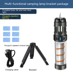 Mosquito Killer Lamp Portable Lantern Camping Tent Mosquito Repellent Large Capacity Lighting Flashlight With Triangle Bracket