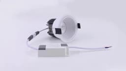 High Quality Recessed Aluminum COB LED Spotlight Bulb Spot Light 7W 12W Downlight Ceiling Lamp Room Lighting 85-265V