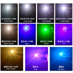 High Power LED 5W-10W 5050 XLM T6 5050-L2 3-3.7V Warm Neutral Cold White Red Green Blue UV Purple Chip Diodes Flashlights Part
