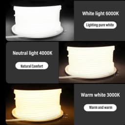 High Bright 220V COB LED Strip Light 110V Switch/Dimmable RA90 Flexible Neon Tape Kitchen Cabinet Lighting Waterproof Garden