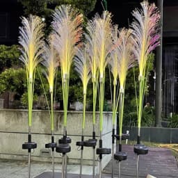 1~8PCS LED Solar Garden Lamp Waterproof Reed Light Outdoor Lawn Yard Garden Christmas Decoration Light Decor Solar Power Lights