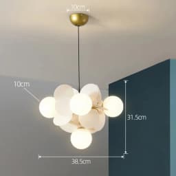 Modern Led Chandeliers Colourful Branch Chandelier for Bedroom Living Room Hanging Lamps Lustre Luxury Ceiling Light