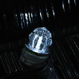 Waterproof LED Fishing Lamp Mini ABS Fishing Lure Light Diamond Shape Luminous Lure for Attracting Fish Deep Drop Fishing Tools