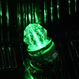 Waterproof LED Fishing Lamp Mini ABS Fishing Lure Light Diamond Shape Luminous Lure for Attracting Fish Deep Drop Fishing Tools