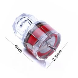 Waterproof LED Fishing Lamp Mini ABS Fishing Lure Light Diamond Shape Luminous Lure for Attracting Fish Deep Drop Fishing Tools