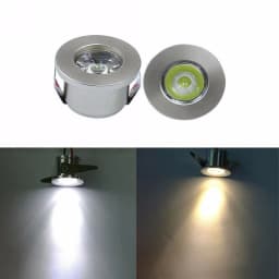 1W /3W LED White/Warm White AC 85-265V Mini Surface Mounted Light Led Downlight Jewelry Cabinet Lamp LED Mini Spotlight Lamp